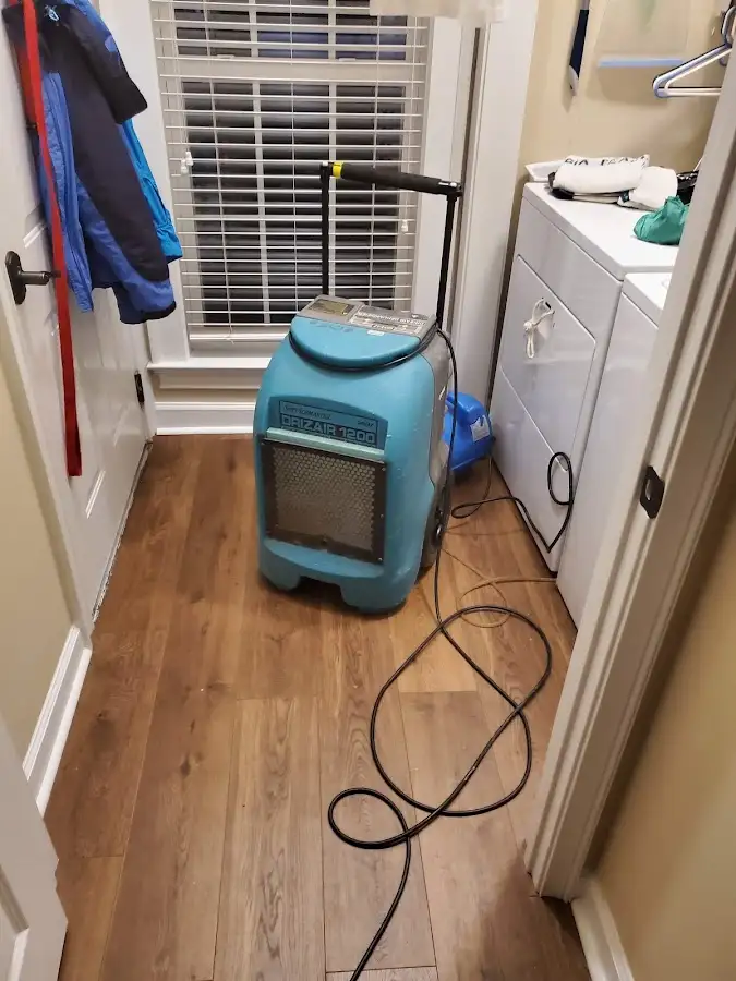 Commercial dehumidifier deployed for Flood Damage Cleanup in Cherokee