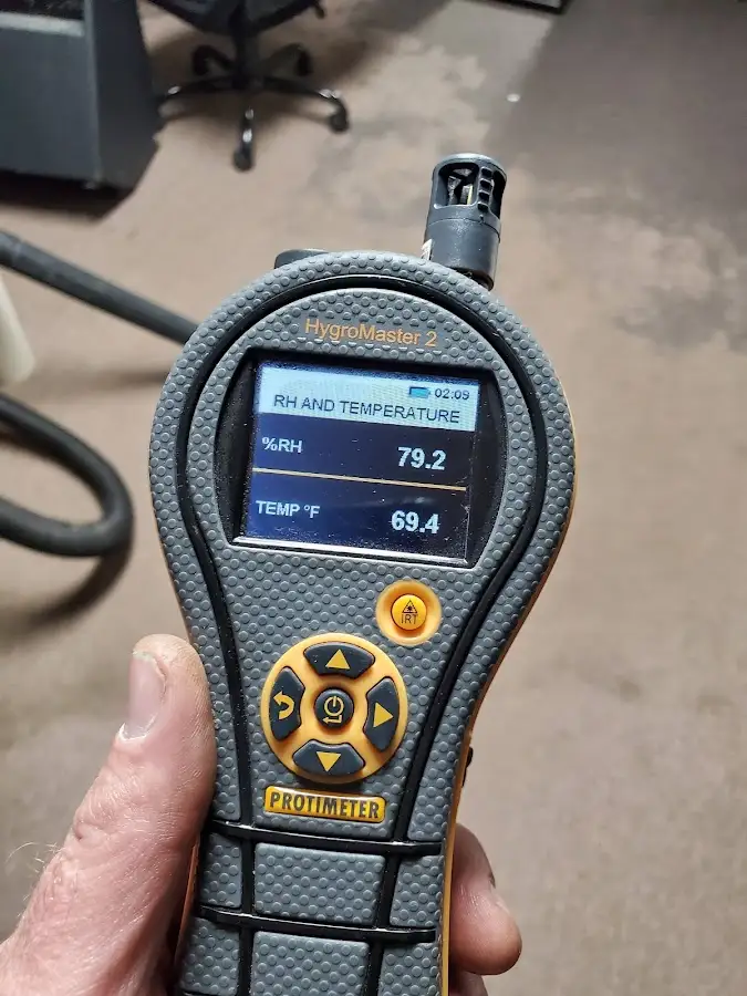 Moisture meter humidity assessment for Fire & Smoke Damage Restoration in Cherokee